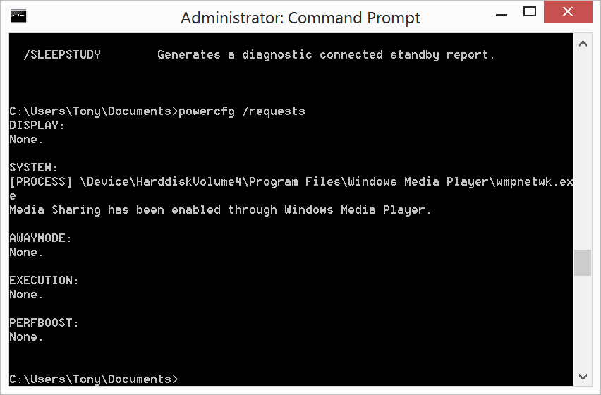 powercfg /requests